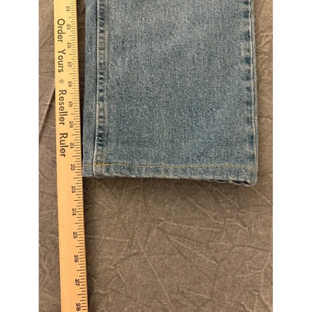 Wrangler Premium Quality Mens Light Wash Straight Leg Denim Jeans‎ 30x27